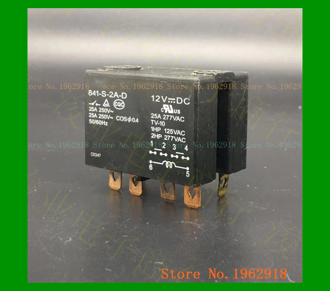 

841-S-2A-D 30A/250VAC 841-S-2A-D-12VDC