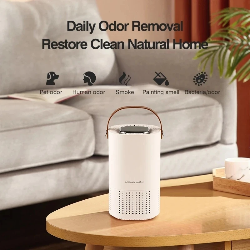 

Xiaomi's New Portable Air Purifier Ionizer Negative Ion Generator Cigarette Deodorization Filter Automotive Air Purifier