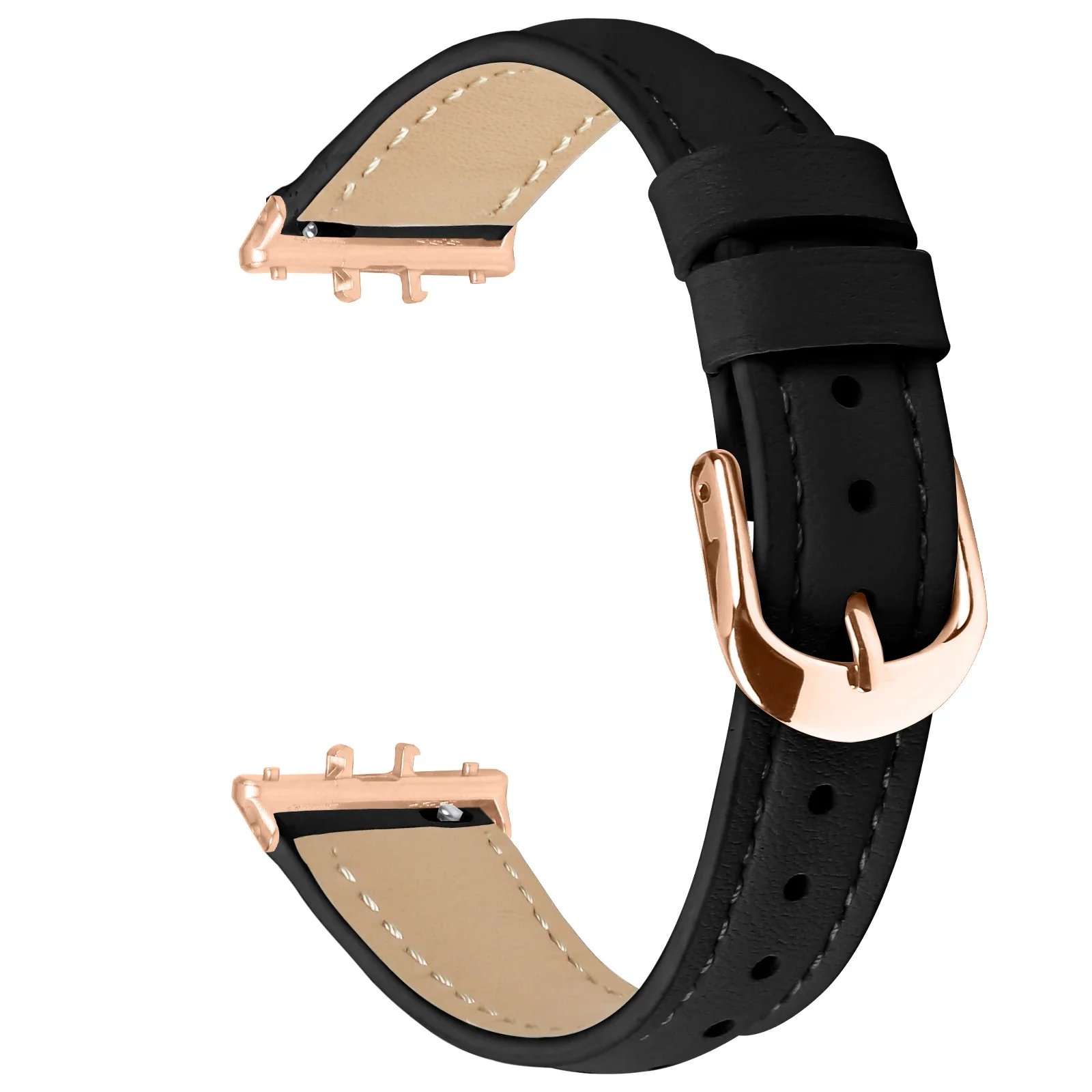 Slim Leather Business Sport Band Replacement Adjustable Wristband