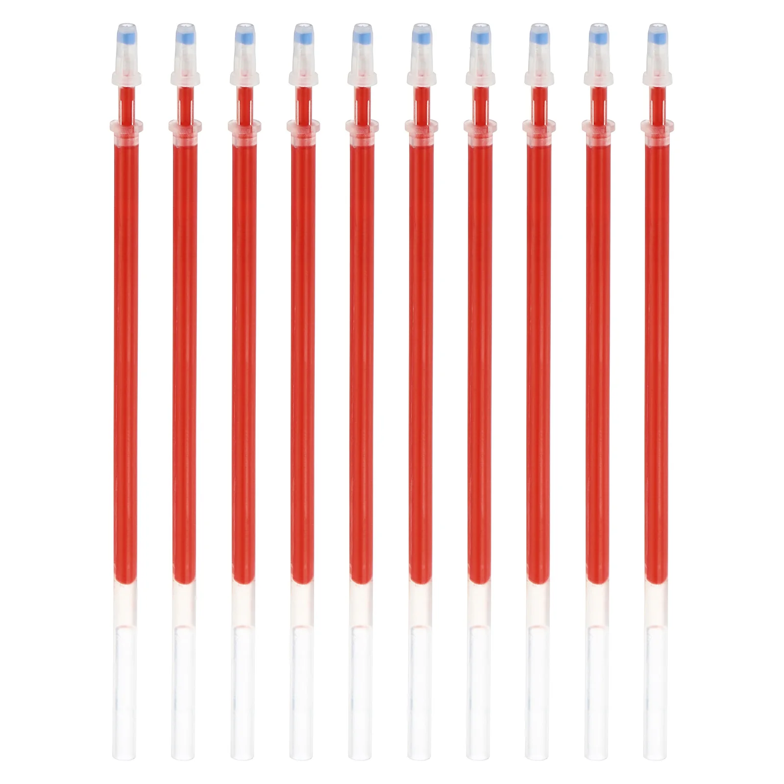 50Pcs 0.5mm Gel Ink Refill Black/Blue/Red Ink Extra Fine Tip Gel Pens Refills 130mm Length for Press Pens School Office Supplies 10pcs set plastic welding rods bumper repair abs pp pvc pe welding sticks welding soldering supplies 20cm length practical