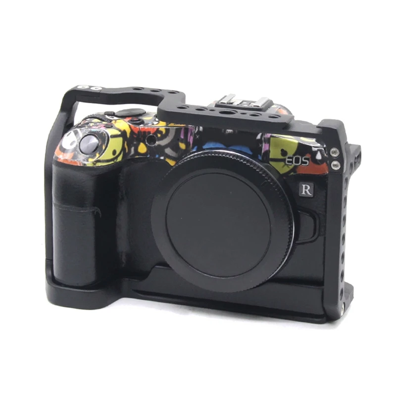 캐논 EOS RP 용 1/4 스레드 구멍이 있는 DSLR 카메라 케이지, 매직 암 마이크 필 라이트 부착용 기능