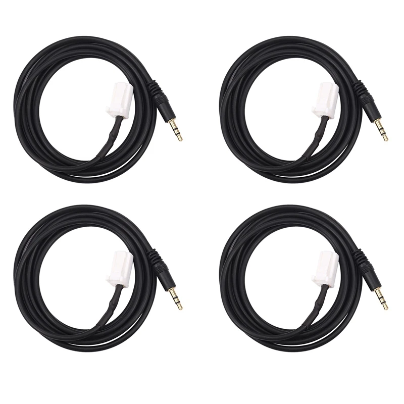 

4X Car AUX Adapter Audio Cable 8 Pin Plug For Suzuki HRV Swift Jimny Vitra