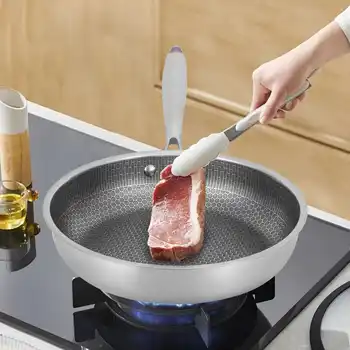 Padella a nido d'ape 28 cm - Padella per cucinare e arrostire - Padella antiaderente a nido d'ape - per piano cottura a induzione 1