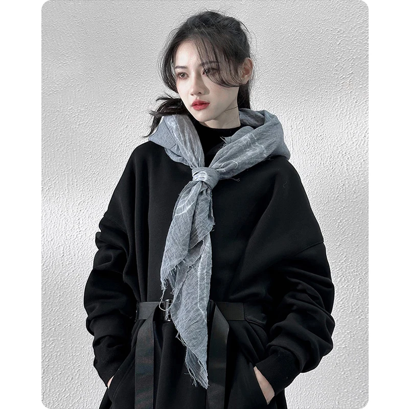 

Unisex Spring Hoodie Techwear Function Hooded Oversized Fake Two-piece Streetwear Pullover Sweatshirt Harajuku Men's clothing