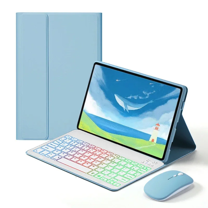 Backlit Keyboard Case for 11-Inch Tablets - Protective Cover with Enhanced Typing Experience