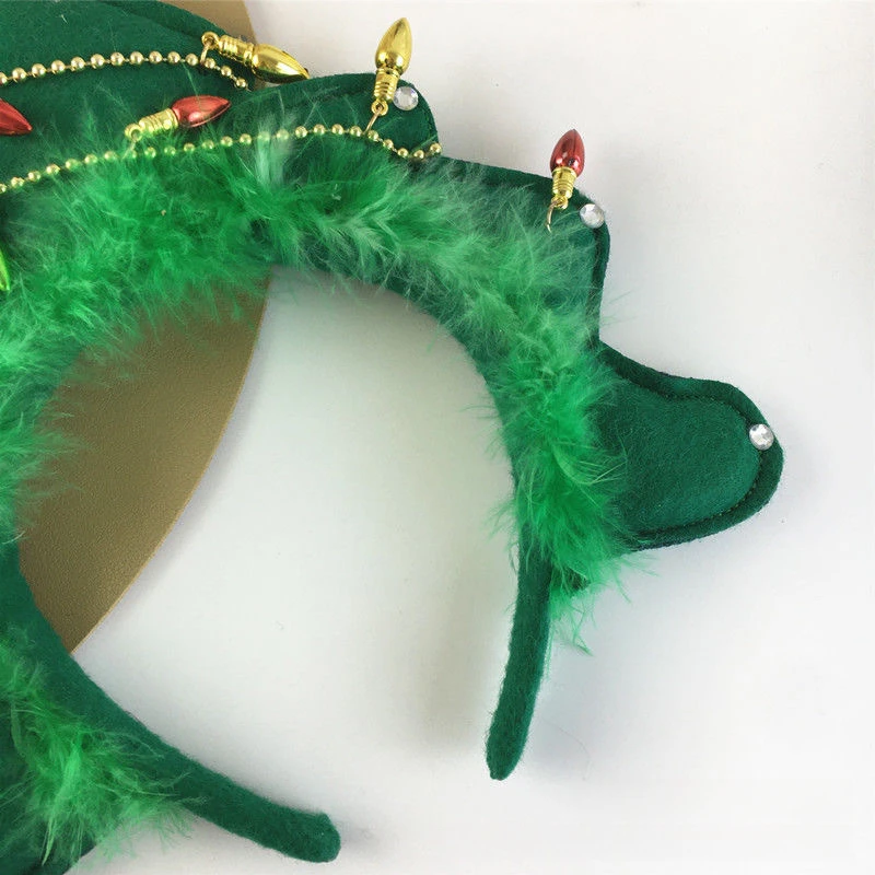 1PC Christmas hair accessories, funny Christmas tree headbands, party gift headbands
