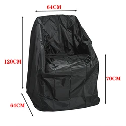 Outdoor Furniture Stacked Chair Waterproof Dustproof Storage Cover (1pcs)