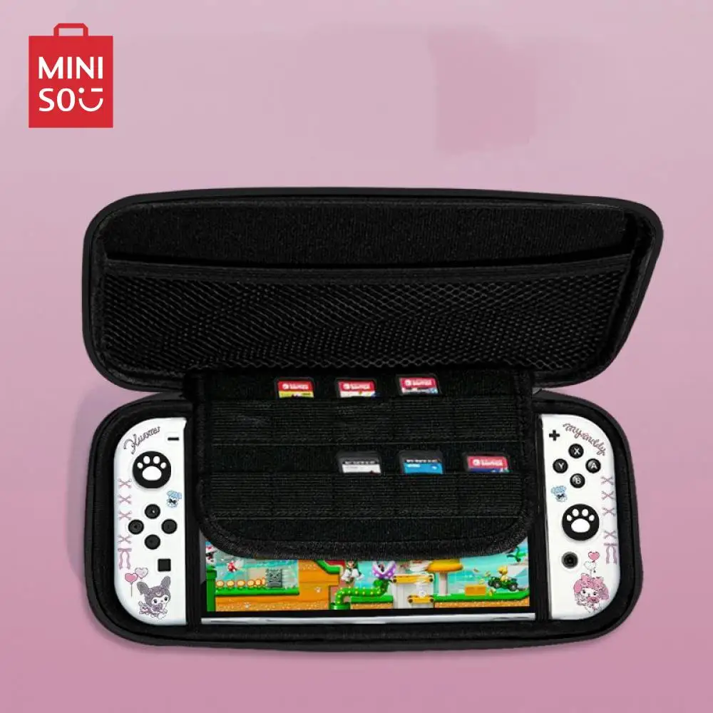 Miniso Cartoon Nintendo Switch Storage Bag Anti Drop Hard Shell Sanrio Switch Oled Non Pressure Rocker Lite Accessory Box