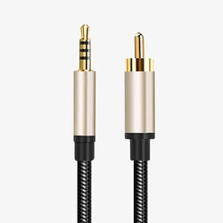 Premium Coaxial Cable for Audio Conversion - 3.5mm to RCA Adapter (Various Lengths) (Mixed Color)