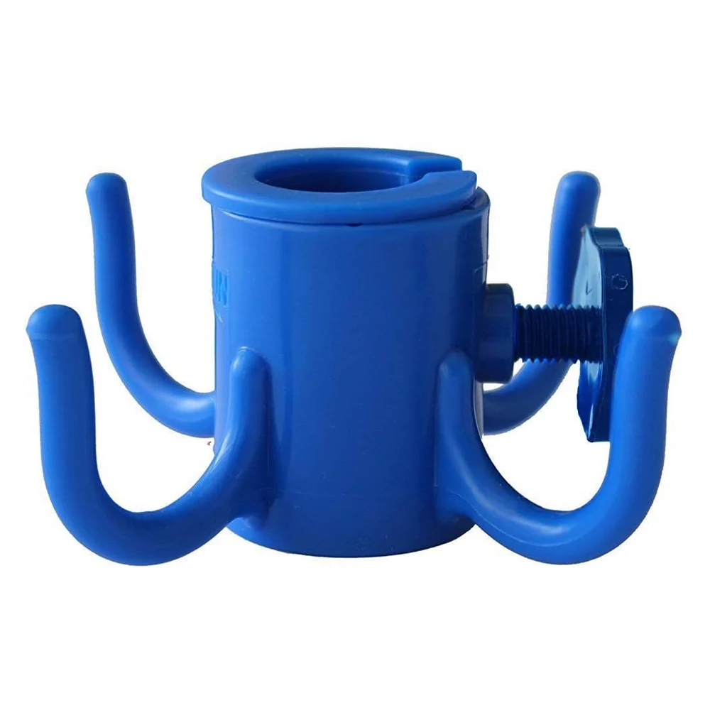 Description Picture 2 of itemBeach Umbrella Hanging Hook, 4-prongs Plastic Umbrella Hook Hanging For Towels/Hats/Clothes/Camera/Sunglasses/Bags-Accessories