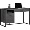 DeJori 51"W Writing Desk, Charcoal 1