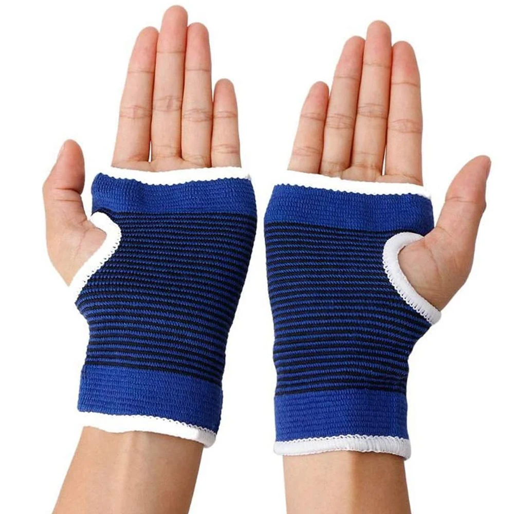 1Pair Breathable Elastic Wrist Sleeves Wrist Support Hand Gloves for Men Women Teenager Basketball, Football, Volleyball, Tennis