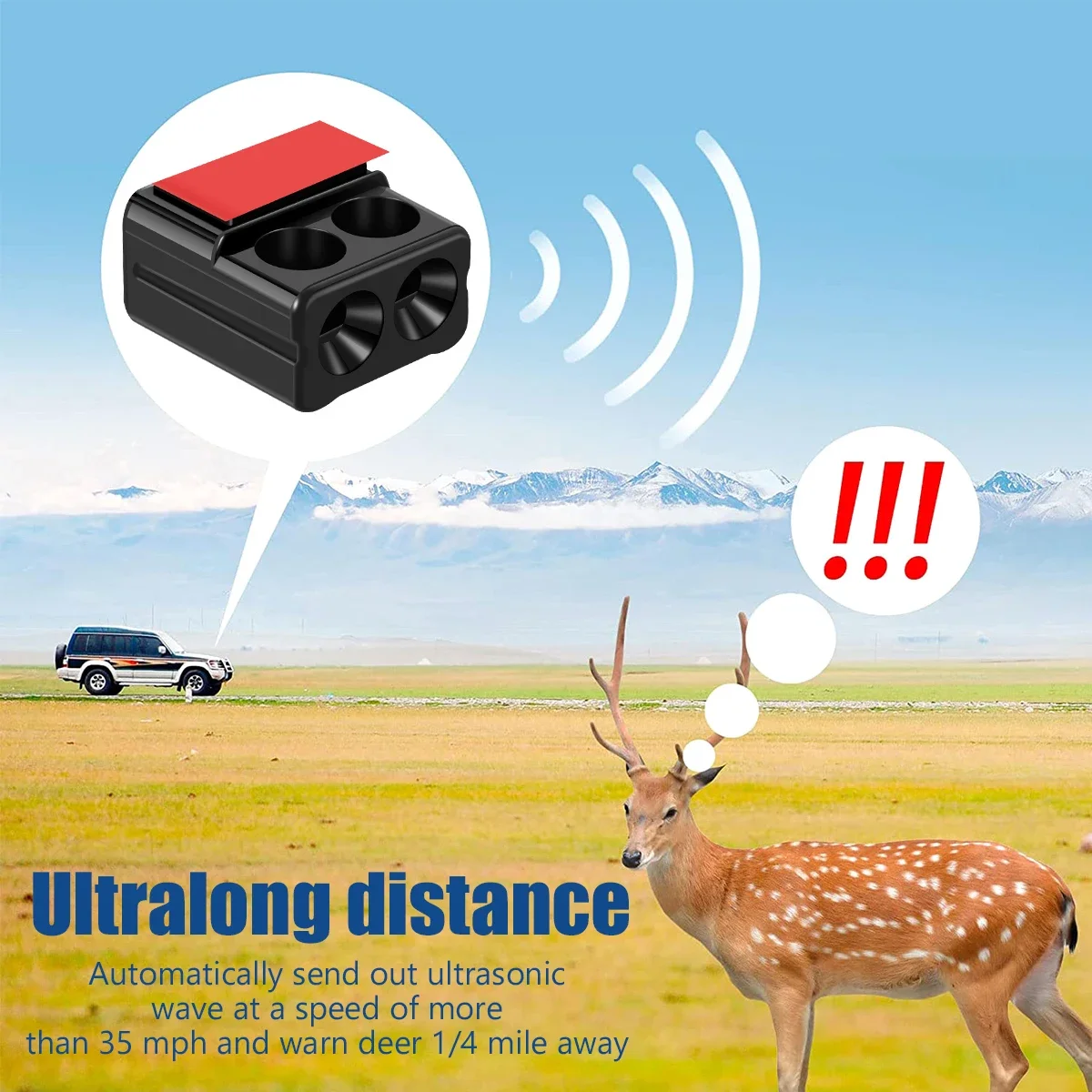 Deer Whistle 4Pcs Ultrasonic Animal Warning For Car