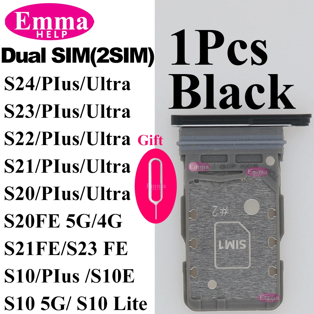 Dual SIM Card Tray Holder for Samsung Galaxy Phones