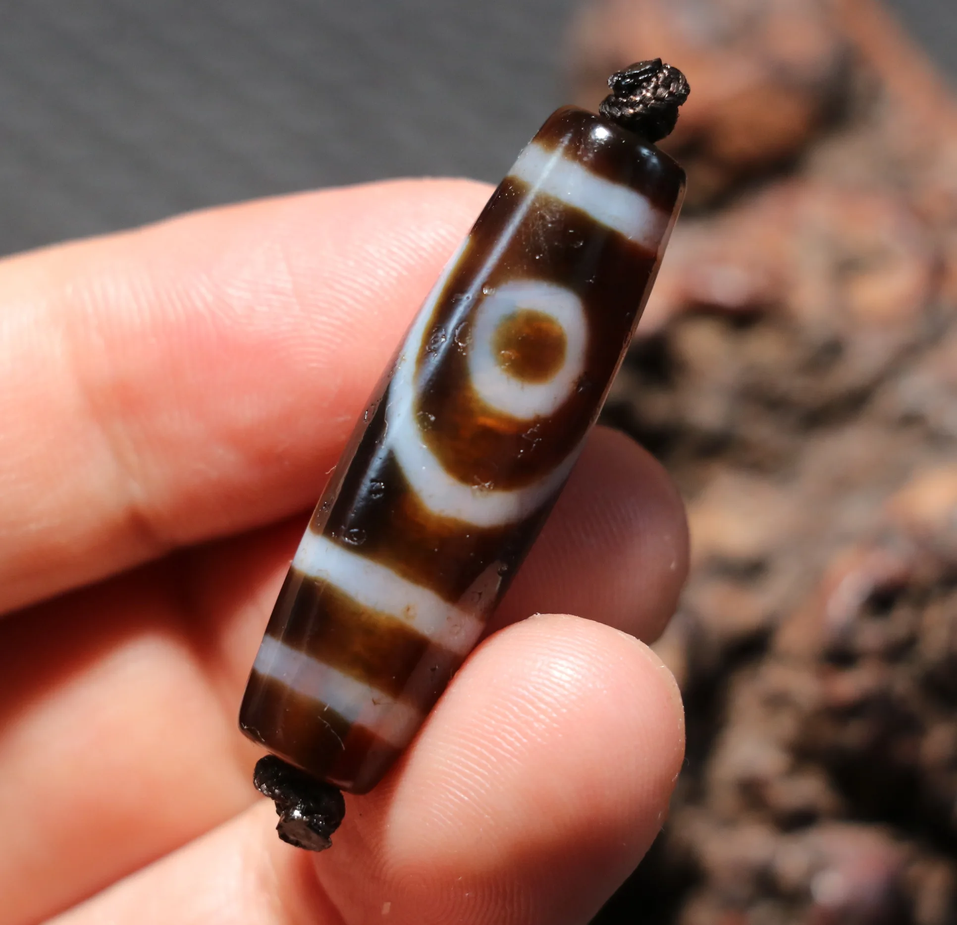 

An Ultra Energy Magic Power Тибетский Старый Агат жирный 2 глаза символ любви бусины дзи Amulet LKbrother Talisman UPD220607A5