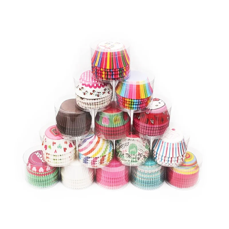 100 Pirottini Per Muffin E Cupcake - Motivo Fragola, Carta Alimentare Antiaderente, 68x39 Mm, Perfetti Per Feste E Matrimoni