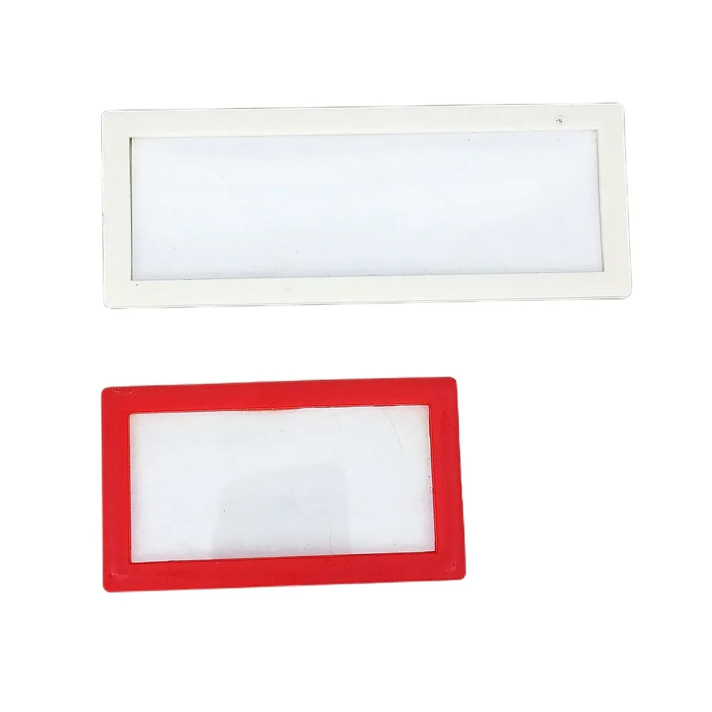 Plastic POP Paper Sign Frame Holder Card Label Display Show Case Magnetic Sticky Retail Store Shelf Promotion 1Pack