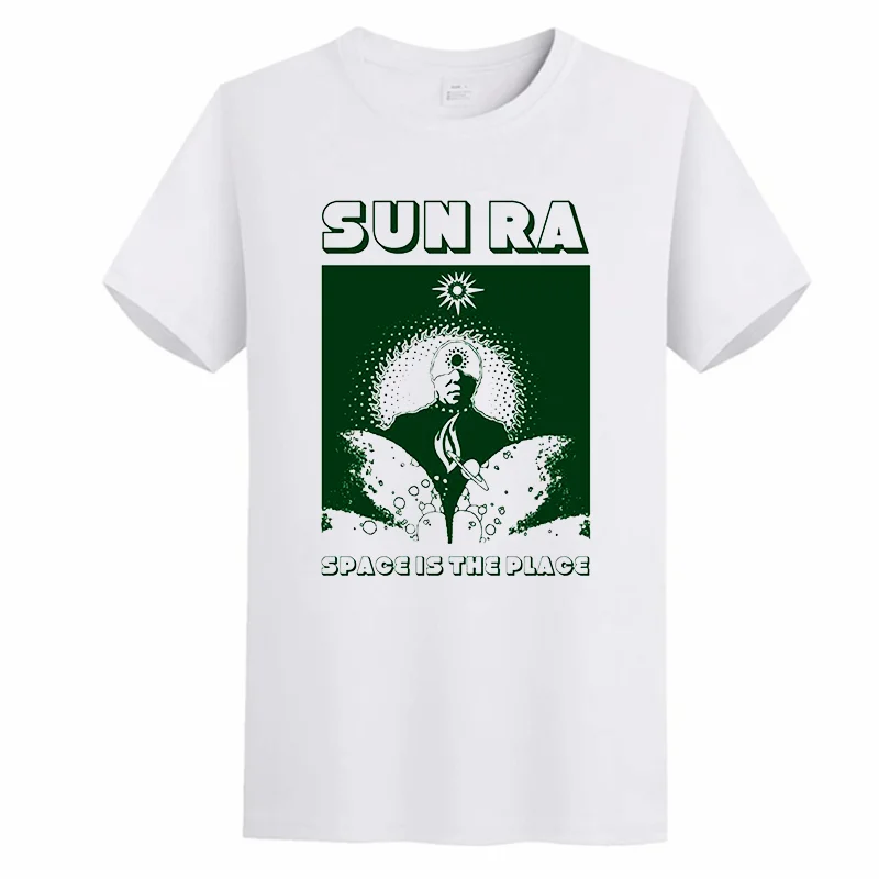 

Sun Ra Space Is The Place Jazz Free Funk Fashion Graphic T Shirts Big Size Short Sleeve T Shirt Summer Mens Print T Shirt