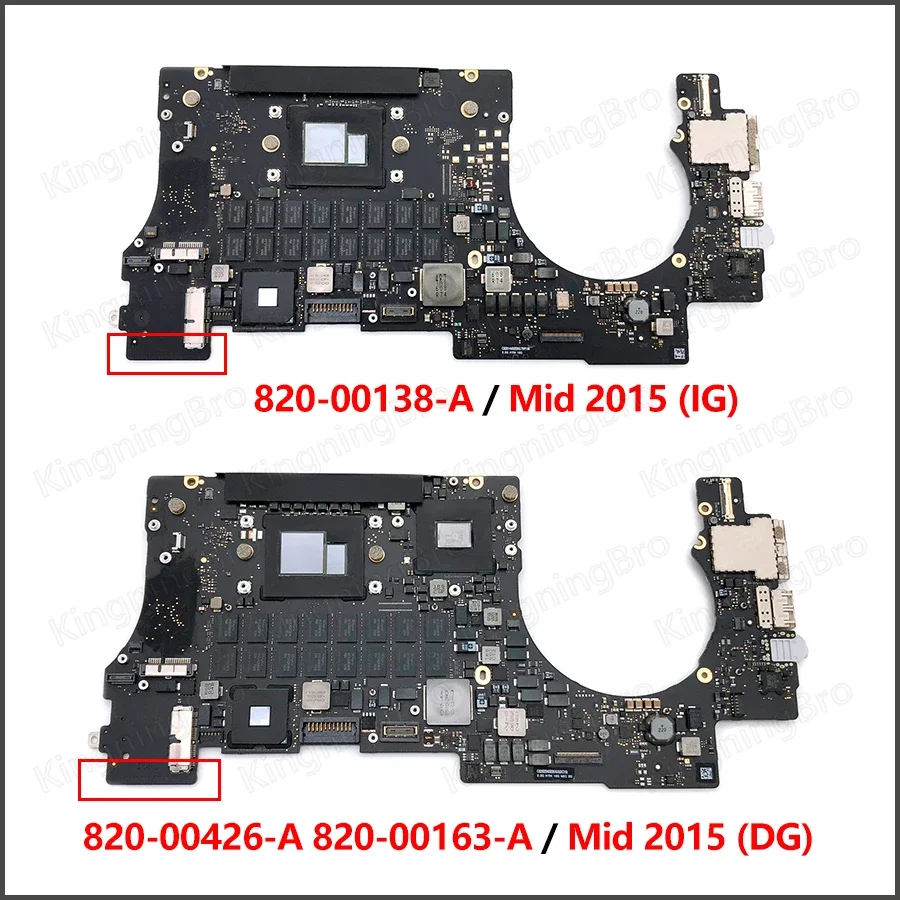 Tested A1398 Motherboard i7 8GB 16GB For Macbook Pro Retina 15