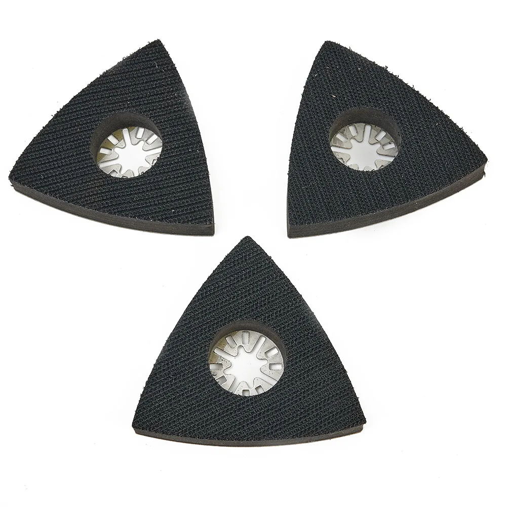 

5Pcs Triangle Multi-tools Sanding Pads 80mm Polishing Grinding Hook&Loop For Chicago For Craftsman Oscillating Abrasive Tool