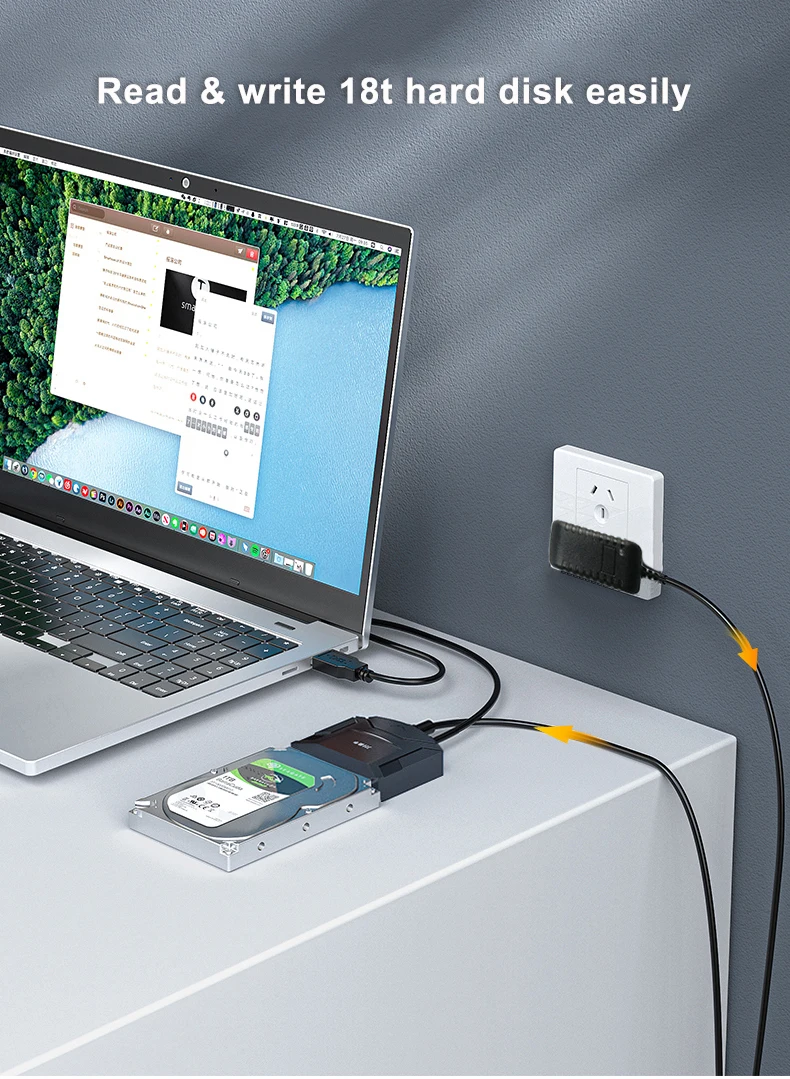 SATA para USB 3.0 cabo adaptador para
