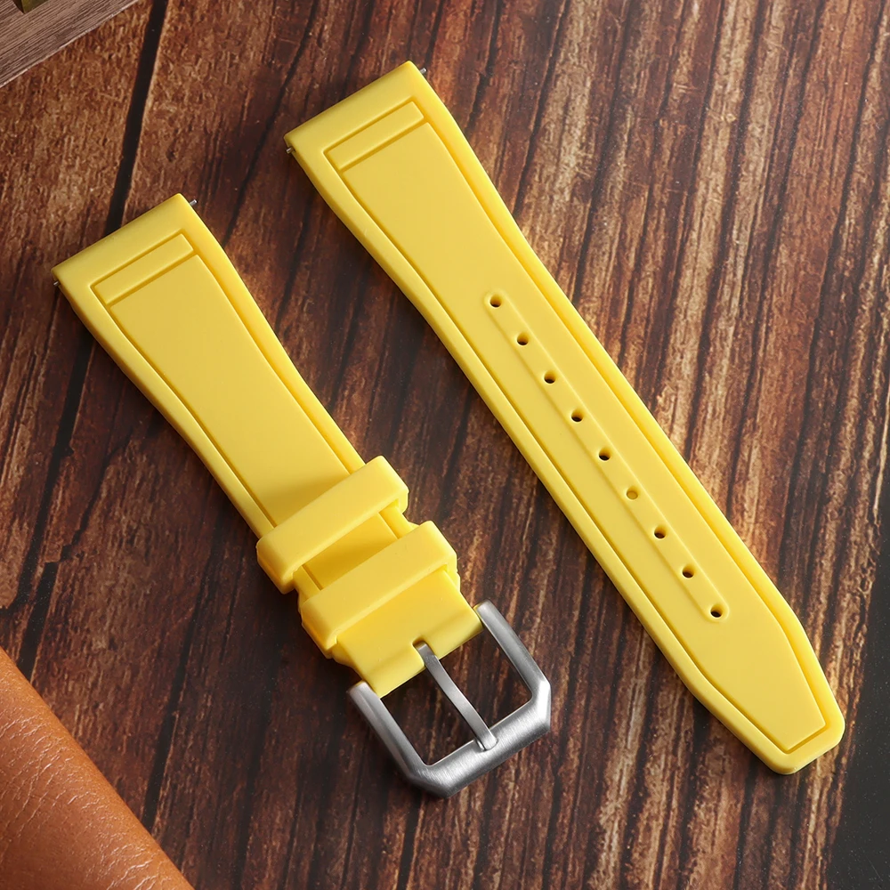 Luxury Rubber Watch Strap with Quick Release - Waterproof Sport Bracelet