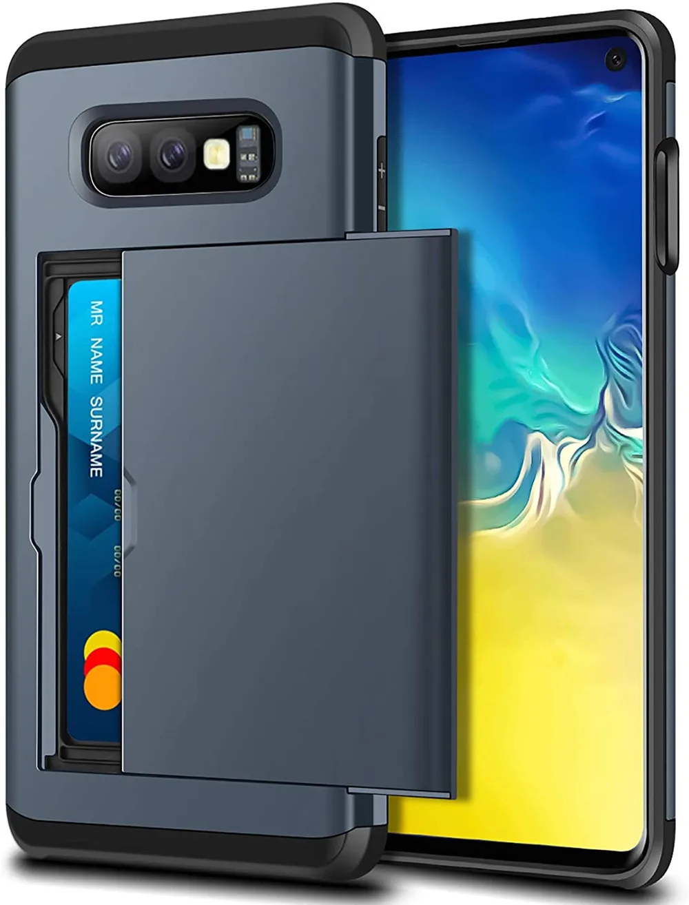 Custodia Per Samsung Galaxy S10E Samsung S10E S10 E S 10E 10 E Custodia Protettiva Porta Carte Di Credito Id Slot Custodia Cover Coque Funda