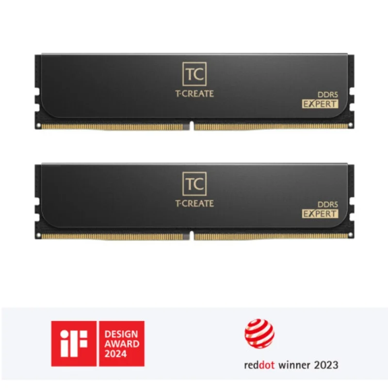 Desktop Ram Memory Desktop Memory TEAMGROUP DDR5 RAM module T-Create Experience desktop 32GB (16GBX2) 6400MHz 10 layer PCB board gaming mem6ory