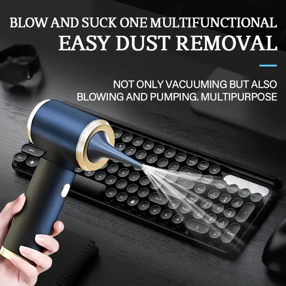 Car Vacuum Cleaner High Suction 210000PA Wireless Vacuum Cleaner Cordless Portable High Pressure Cleaning Machine Home Appliance