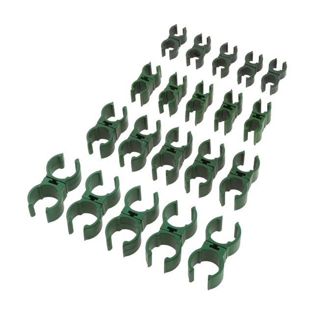 10Db/Set Forgatható Univerzális Kertmászó Rattan Stent Rúd Csatlakozó Tétláncú Üvegházhatású Film Buckle Rögzítő 8/11/16/20 Mm