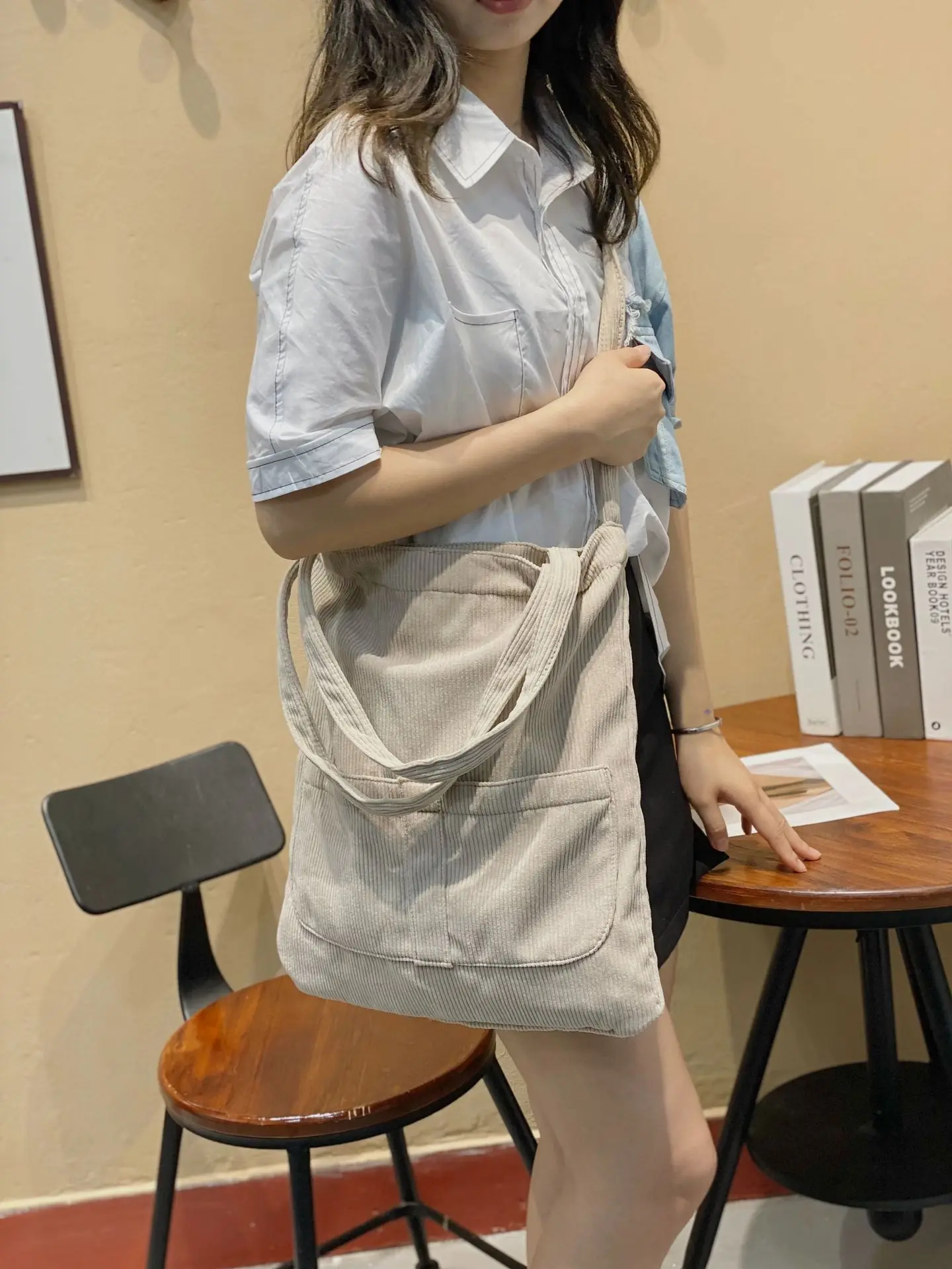 SCOFY FASHION Minimalist tote bags for women cute purses and handbags school bookbag for girls shopping travel shoulder bag