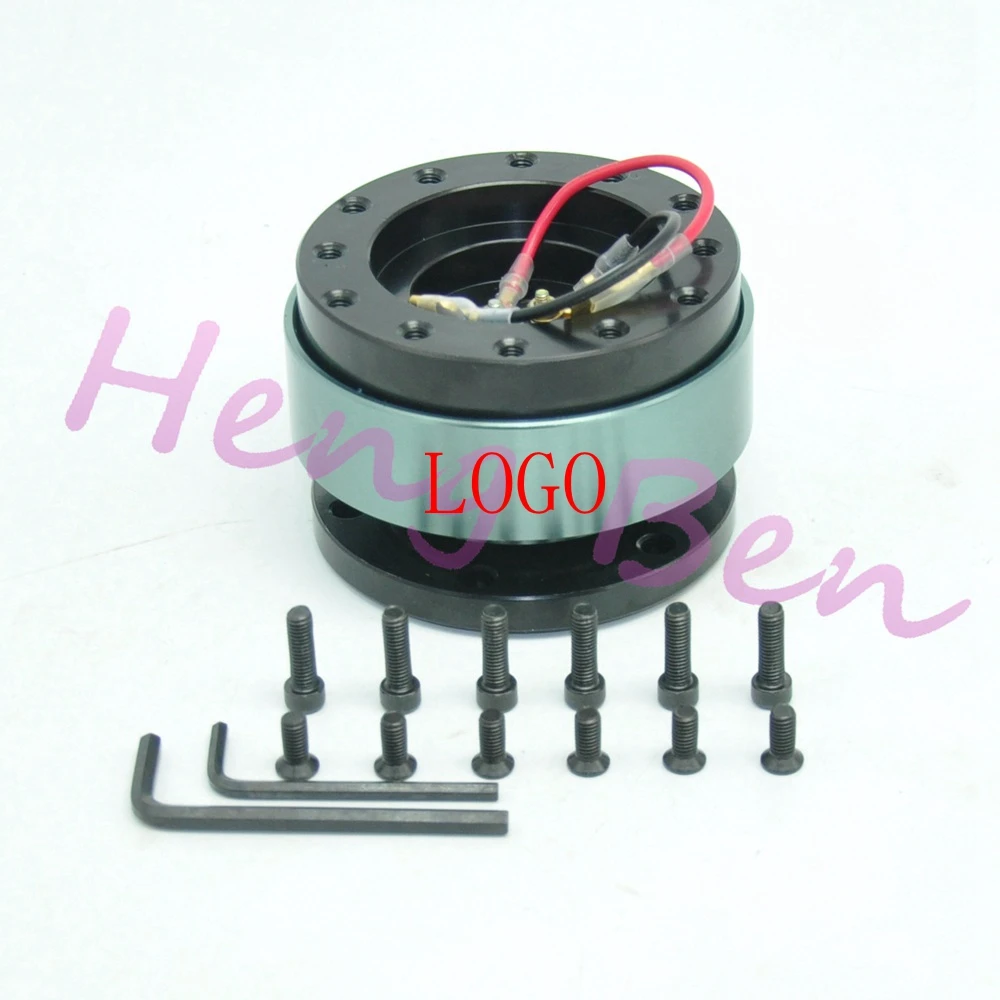 Steering Wheel Snap Off Quick Release Hub Adapter Boss kit Universal