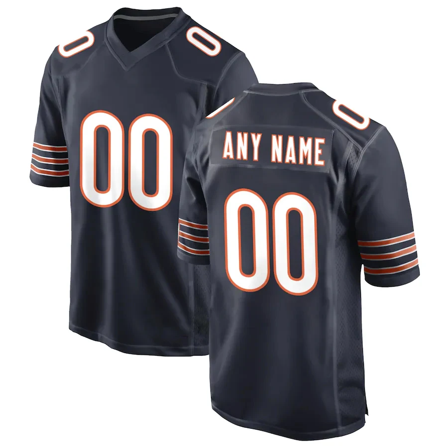 Chicago Football Jerseys America Game Footbball Jersey Personalized Your Name Any Number All Stitch US Size XS-6XL football jersey
