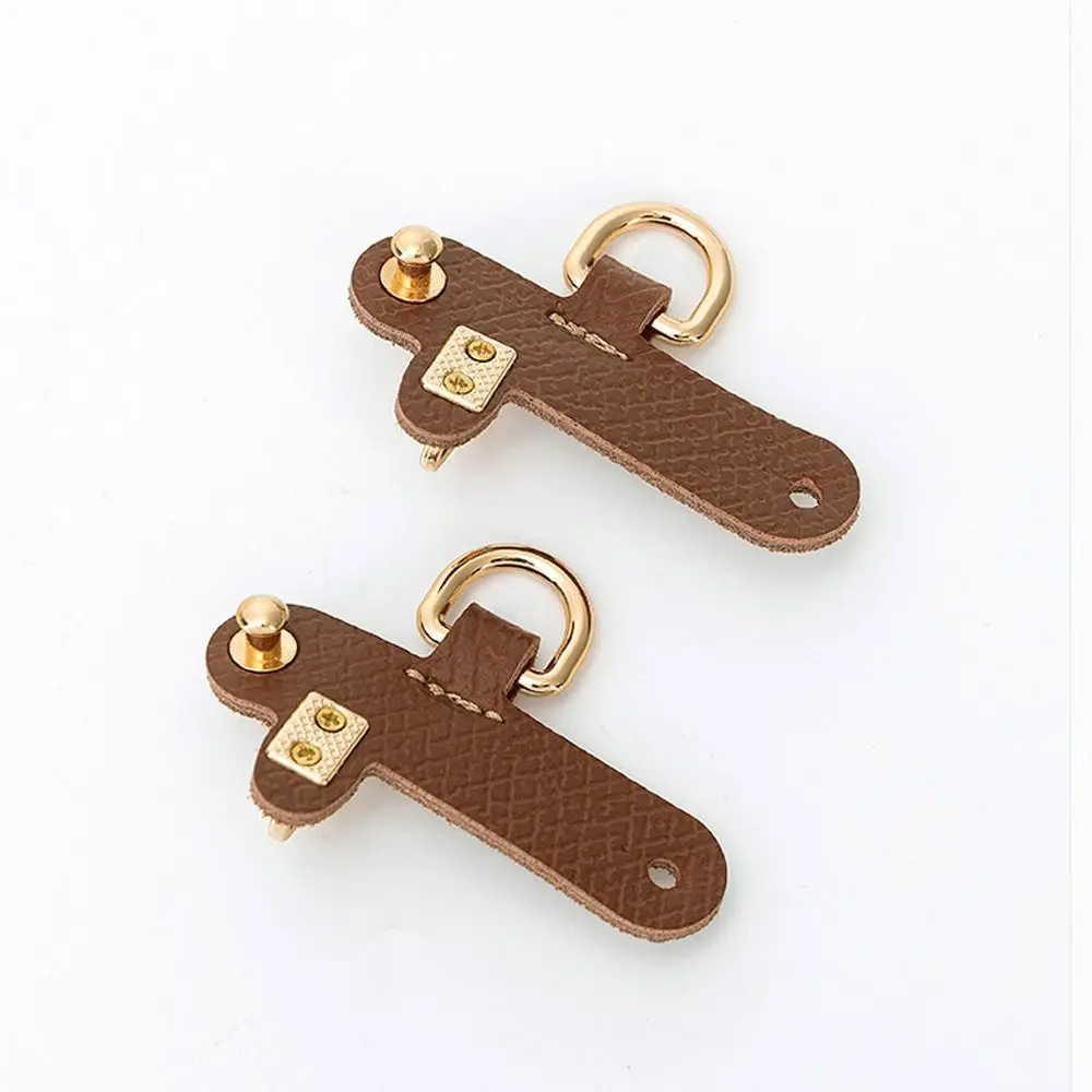 Premium Genuine Leather Shoulder Strap with Punch-Free Buckle Conversion