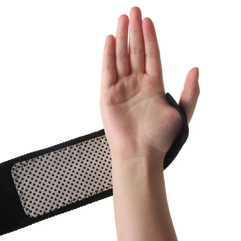1 Pair New Magnetic  Health Care Arthritis Pain Relief Braces Belt Wrist Brace Tourmaline Self-Heating