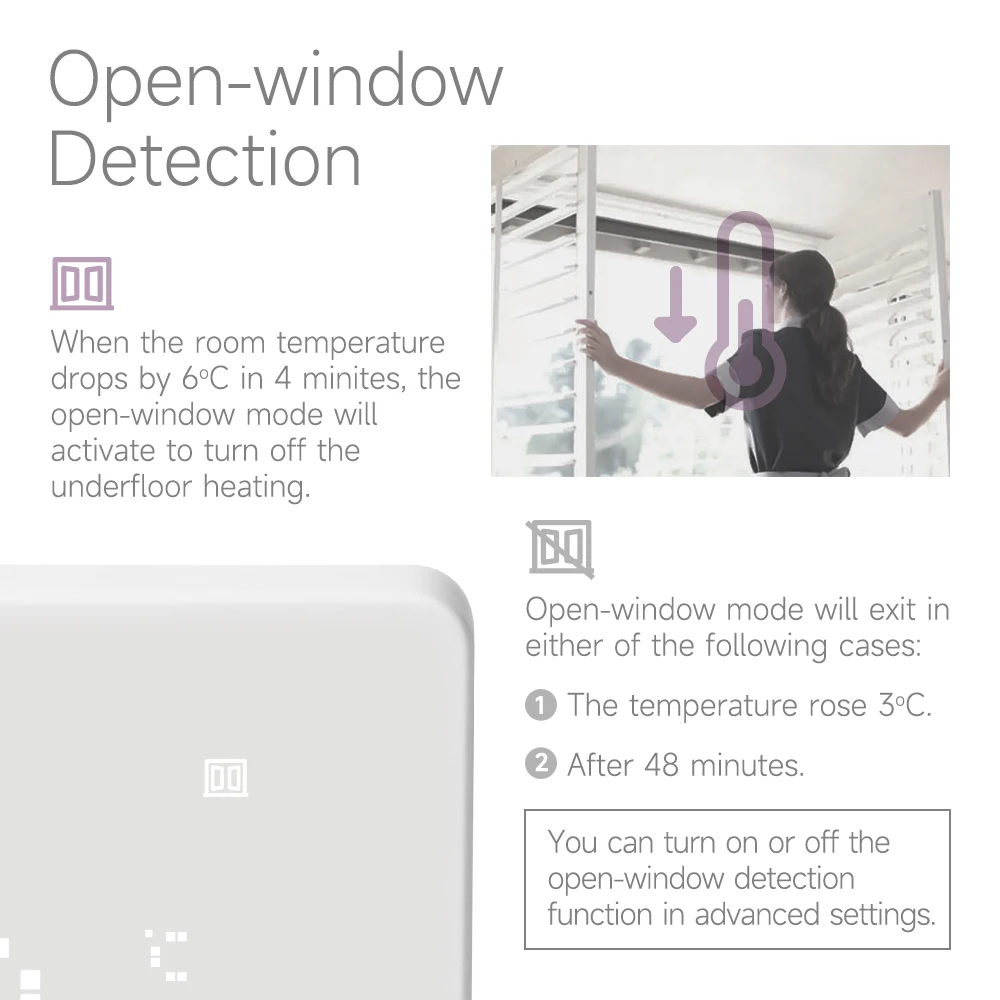 Tuya WiFi Water Heating System Smart Zigbee Thermostat Central Heating Wired Hub