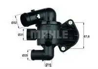 MAHLE TI3387 для термостата (87 °-102 ° ) GOLF VI JETTA PASSAT TIGUAN ALTEA LEON OCTAVIA SUPERB YETI 2.0TDI CBAA CBAB CFFA CDMA CB |