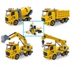 Screw Toy Big Truck Take Apart Mixer Crane  Excavator Toys DIY STEM Construction Vehicle Building Block Toys for Kids Boy Gift 1