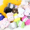 YOMDID Colourful Mink Velvet Yarn DIY Craft Hat Scarf Sweater Making Knitted Wool Crochet Thread Imitation Mink Fur Plush Yarn 2
