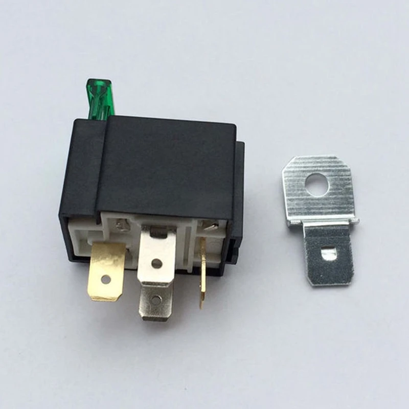 퓨즈 포함 자동차 릴레이, 코일 전압 VFSA30 DC12V 릴레이, 4 핀 12V/30A, 5 개