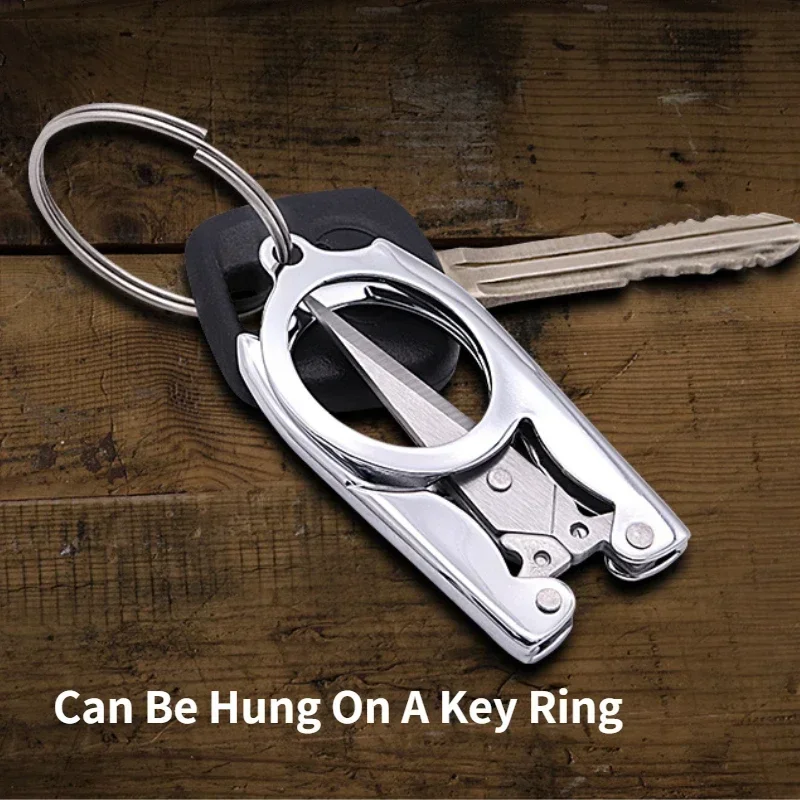 Pocket Travel For Paper Work Diary School Folding Scissors Small Crafts Sharp Blade Mini Thread Tailor Scissors Utility Knife