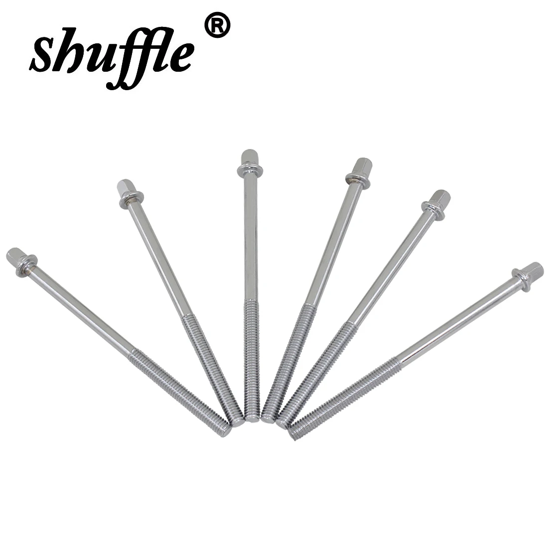 6 Aste Di Tensione Per Tamburo - Metallo, Argento, Per Rullante O Tom - Foto 14