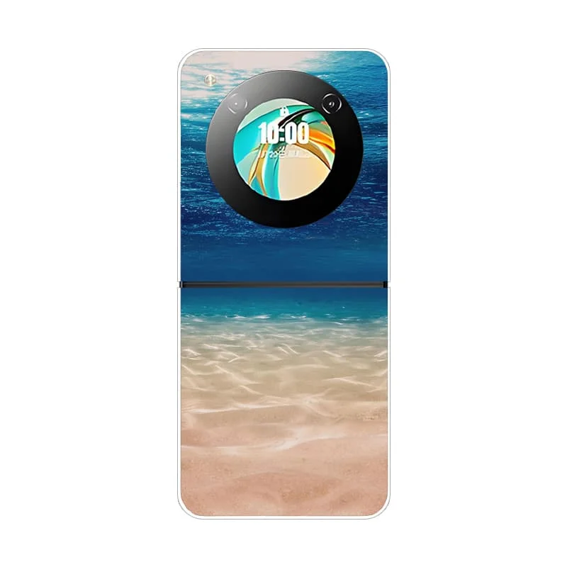 Soft Matte Silicone Back Cover with Fashion Painted Design