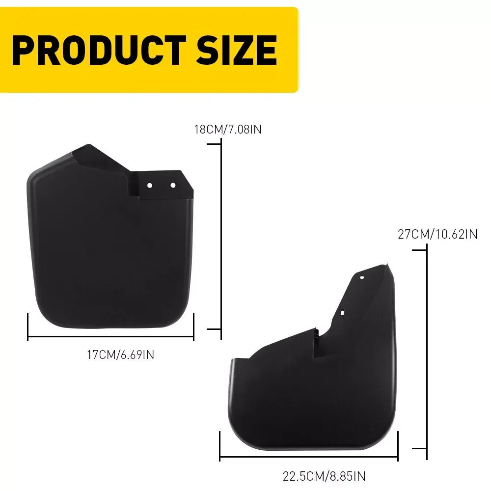 Spatlappen Ford Transit 1991-2000 voor achter set
