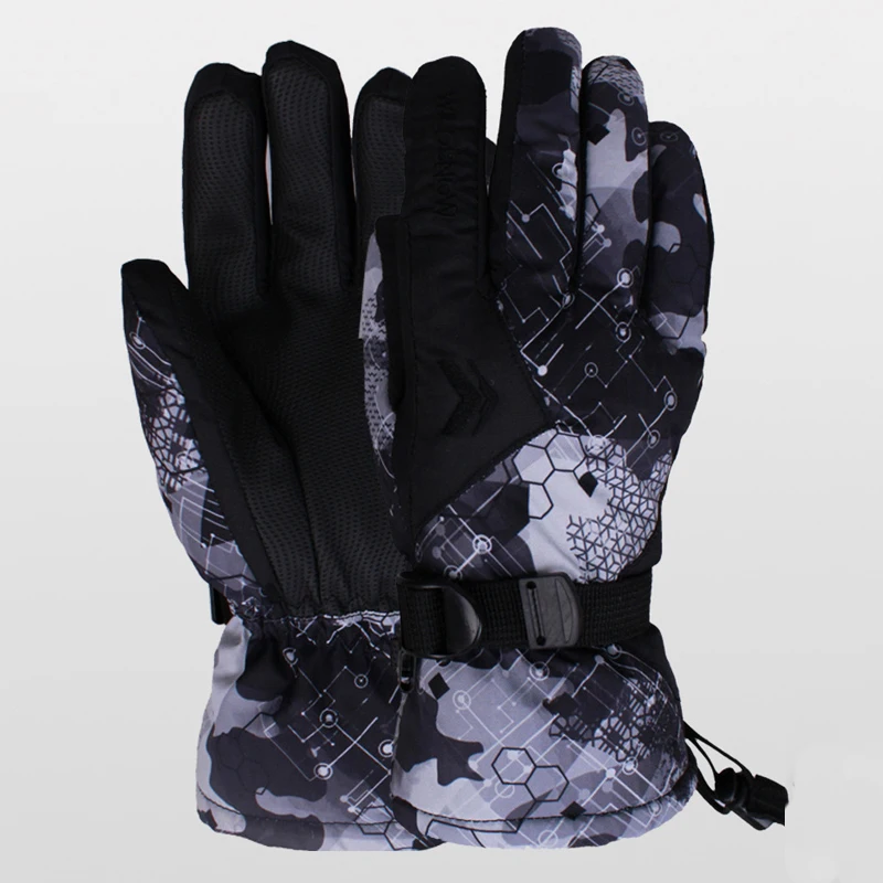 

Sport Mountain Man Snow Gloves Warm Men Skiing Mittens Waterproof Male Glove Outdoor Heated Mitten Watreproof Snowboard Clothes