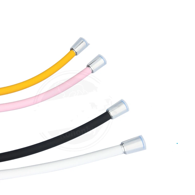 1PC Shower Hose Thickened Explosion-Proof Silicone Hot Water Rain Shower Pipe Thread G1/2\'