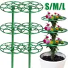 New S/M/L Bonsai Climbing Frame Plastic Multi-layer Plant Cage Support Stand Stackable Climbing Vine Rack Gardening Supplies 4