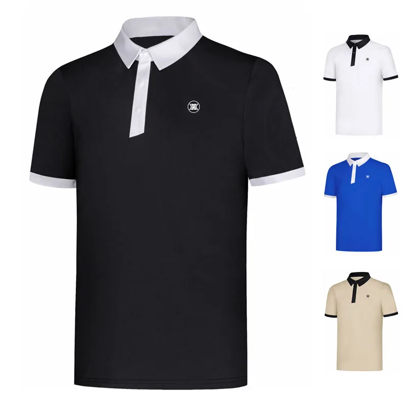 Golf Men's Polo Shirts Summer T Shirt For Man Sport Male Short Sleeve Tee Tops High Quality Shirts Clothing