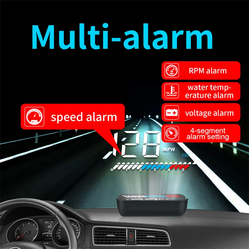 M7 Auto Hud OBD2 GPS HUD  ÷, EOBD ڵ   ӵ ,    ׼
