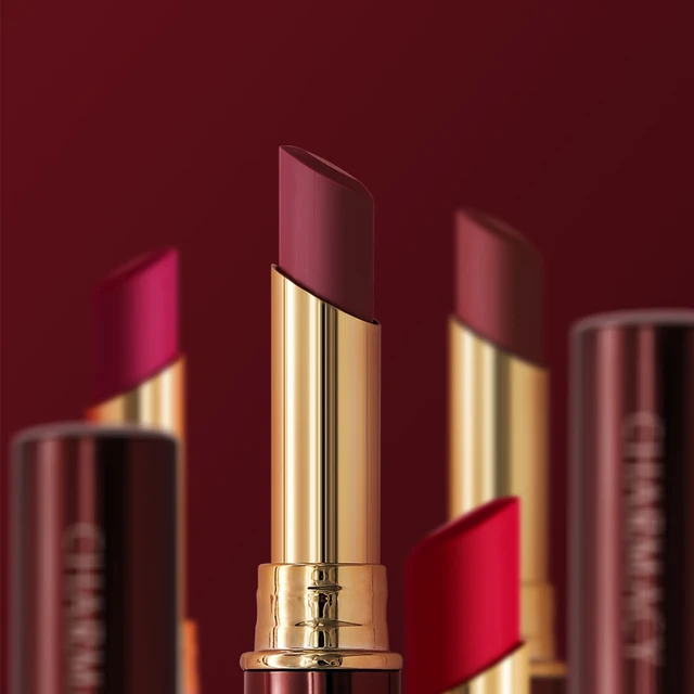 CHARMACY Long Lasting Waterproof Matte Nude Lipstick Luxury Korean Velvet Easy to Wear Lip Stick for Women Makeup Cosmetic